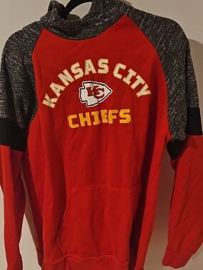 Team Apparel Red Fleece Pullover with White Print